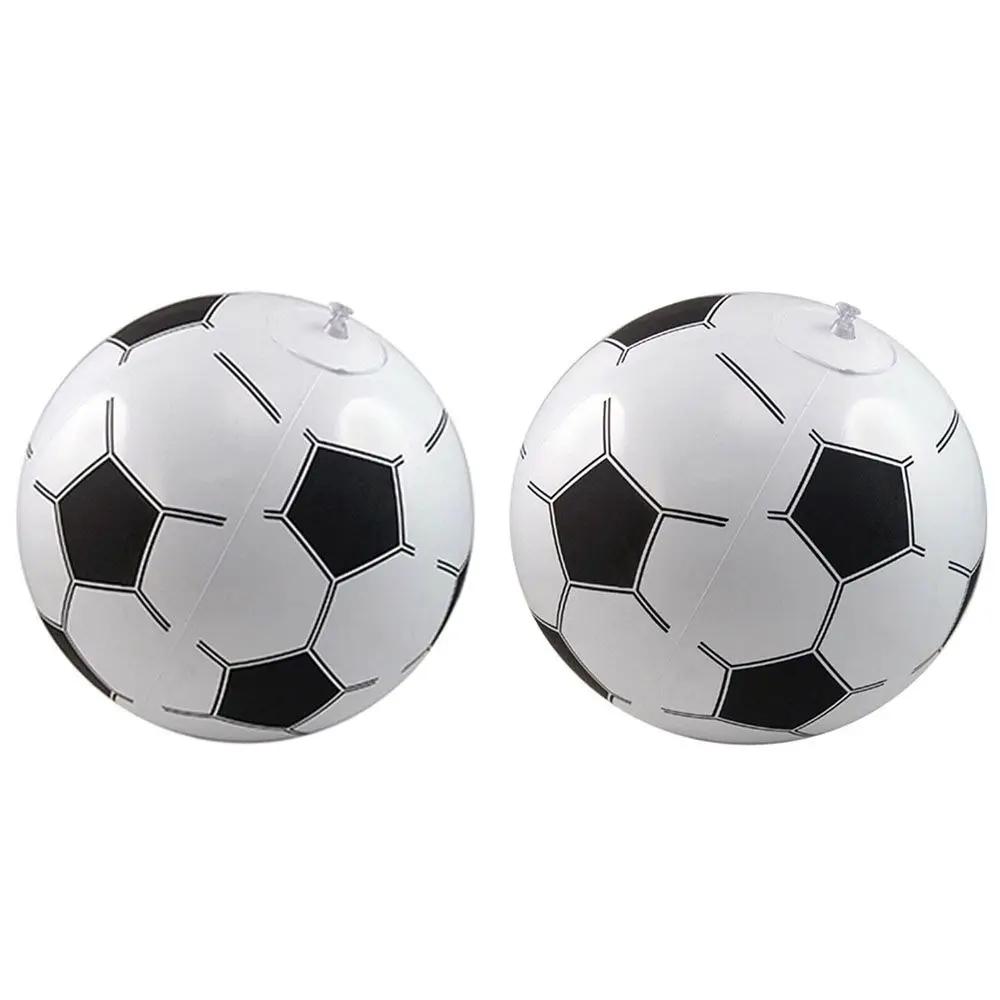 Elástica bola de futebol para crianças, alta qualidade, jogos de treinamento, esportes PVC, brinquedos infláveis, hand pat futebol, 2pcs - Image 1