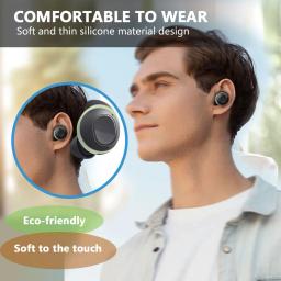 Silicone antiderrapante asa dicas para Samsung Galaxy Buds FE, Bluetooth, fone de ouvido com cancelamento de ruído, eartips, 3 pares, 2023 - Image 4