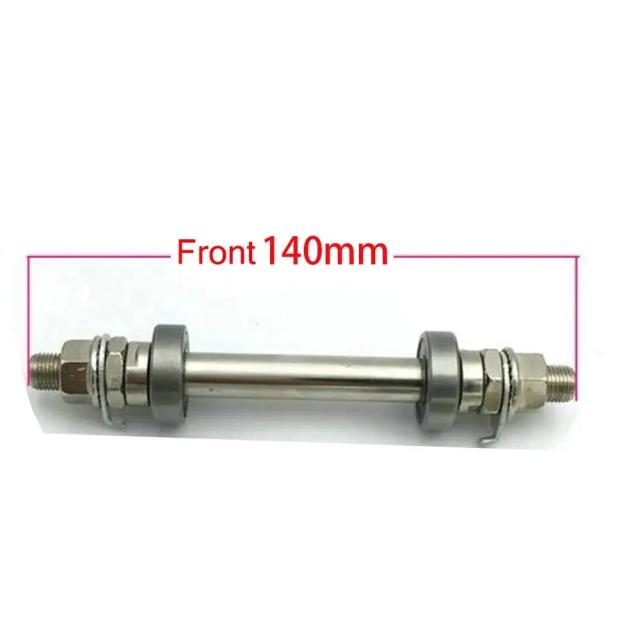 Eixo de Cubo para Bicicleta Mountain Bike - Metal de Alta Resistência - Dianteiro/Traseiro