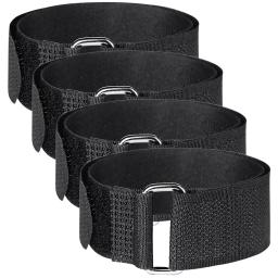 Abraçadeiras antiderrapantes para sapatos e botas, grampos de gelo, alça de cobertura, grampos de escalada, homem bandagem, 4 pcs - Image 1