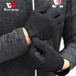 Bicicleta OCIDENTAL-Luvas Respiráveis de Ciclismo Esportivo para Homens e Mulheres, Antiderrapante, Tela Sensível Ao Toque, MTB, Bicicleta de Estrada, Ao Ar Livre, Corrida, Bicicleta - Image 2
