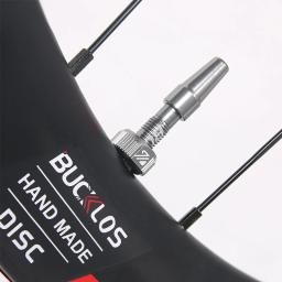 Bucklos 40mm válvulas de bicicleta sem câmara de ar 44mm válvulas presta sem câmara de ar de bicicleta de estrada 60mm 80mm 100mm liga de alumínio válvula f/v peças de bicicleta - Image 6