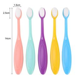 Kit de pincéis de mistura coloridos com tampas, cerdas macias para artesanato, cartão diy, estêncil de plástico, ferramenta de aplicação de tinta de mistura - Image 2