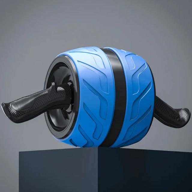 Ab Roller Wheel Multifuncional com Joelheira Antiderrapante para Treino de Core
