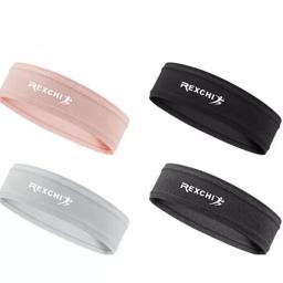 Gelo de seda esportes bandana suor-absorvente anti-deslizamento sweatband ginásio headscarf ciclismo treino faixas de cabelo - Image 1