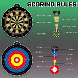 Dartboard De Cerdas Marcar Deflexão De Dardo Para Jogos Internos De Jogo E Festa, Placa Magnética Do Tiro Do Alvo, Brinquedos Presentes - Image 6