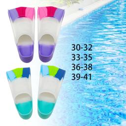 Nadeiras de natação leves para crianças, Fundo antiderrapante, Snorkeling Fins - Image 2