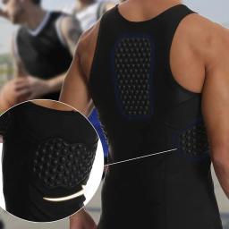 Protetor de peito respirável para basquete, Fitness Rib Vest, Equipamento de proteção para beisebol, Futebol, Paintball - Image 4