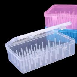 Caixa de armazenamento de linha de costura, 3 cores, 42 peças, carretéis, estojo de transporte, recipiente, suporte, artesanato, organizador de carretel - Image 3