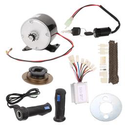 Kit de Conversão E-Bike com Motor Escovado, Controlador, Pedaleiro 65T, Roda Livre e Acelerador, Alta Atualização, 24V, 250W - Image 4