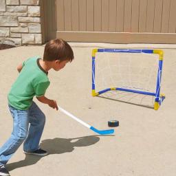 Mini Hockey Hover Soccer Set para crianças, bola de quintal ao ar livre, anti-colisão, alta elasticidade, 2 em 1, presente - Image 4