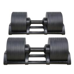 Home Gym Workout Equipment Set, 2 Haltere, incrementos, pesos ajustáveis, 32kg, 36kg, 40kg, 90lb, Gen 2 - Image 1