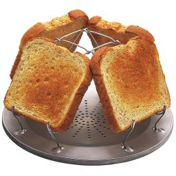 Torradeira portátil simples de aço inoxidável, acampamento ao ar livre, churrasqueira dobrável, grelha de forno multifuncional, 2023, Novo - Image 1