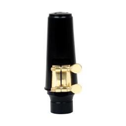 Tampa protetora universal para saxofone alto, tampa protetora de madeira de borracha para sax, clarinete, clipe de ligadura de couro - Image 3