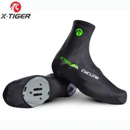 X-TIGER-Cobertura de sapato de ciclismo para homens, sapatilhas MTB profissional, sapatilha esportiva, bicicleta de corrida 100% Lycra - Image 1