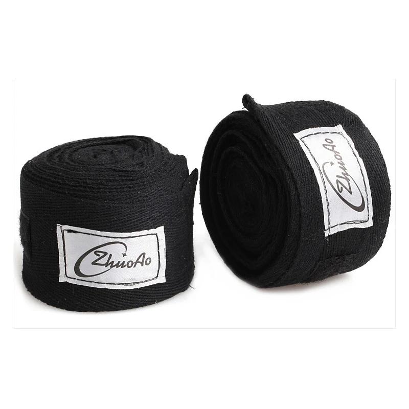Cotton Boxing Sports Strap, Envoltórios de mão, Suporte de pulso, Stripe Skull, Muay Thai Bandagens, Kick Boxing, MMA, 2 rolos, 3 m, 5m - Image 1