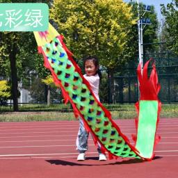 3/5 metros chinês fitness dragão dança conjunto com vara pólo haste acessórios de desempenho escolar prática engraçada ao ar livre - Image 5