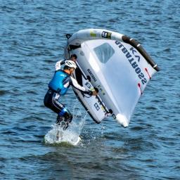 Kite Surf No Power 5 ㎡ , Pressão inflável 5pis, asas de vento verticales em pé na água, para superfícies marinhas, perpos e rios - Image 6