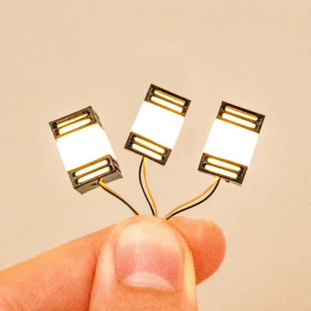 Miniaturas de Lâmpadas de LED para Jardim - Kit DIY com 5 Peças para Dioramas e Cenários de Areia, 3V