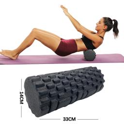 Rolo de espuma fitness de 33cm, rolo de massagem para ioga, epp, terapia muscular corporal, exercícios de pilates, academia, exercício em casa - Image 1