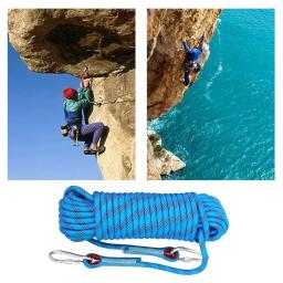 Tomshoo-Corda de Escalada para Resgate de Incêndio, Escape, Exterior, Estática, Resgate, Acessórios de Escalada, 10mm, 10m, 20m, 30m - Image 6