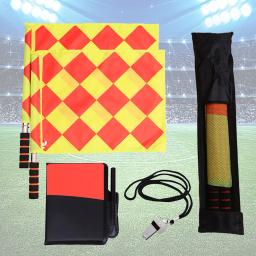 Kit Cartão Árbitro com Caderno Apito e Lápis, Ferramenta Útil, Árbitro de Futebol, Bandeira, Treinamento Esportivo - Image 2