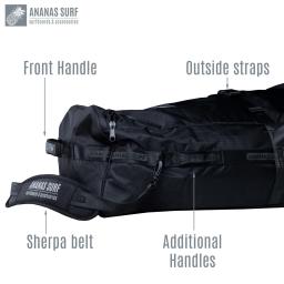 Ananas Surf Kite Wing Travel Bag, Boardbag Rodas Bagagem, TT Box, 150 Gearbag, 150cm - Image 4