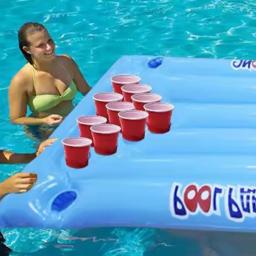 Flutuante Mesa Pong Flutuante, Decorações de Festa na Piscina, Mesa Divertida, Jogos para Adultos e Família - Image 5