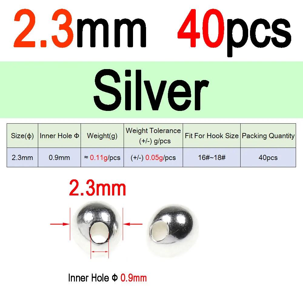 Icerio 40 pçs fora do conjunto contas de tungstênio forma de gota inst grânulos de gabarito de tungstênio pia rápida gabarito ninfa mosca amarrando material truta isca de pesca - Image 1