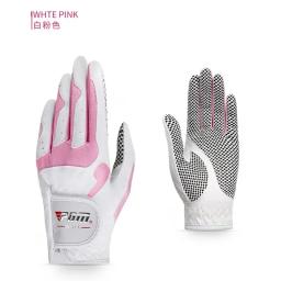 Luvas de golfe PGM Tecido de microfibra para bola de golfe feminino com luvas antiderrapantes de partículas - Image 6