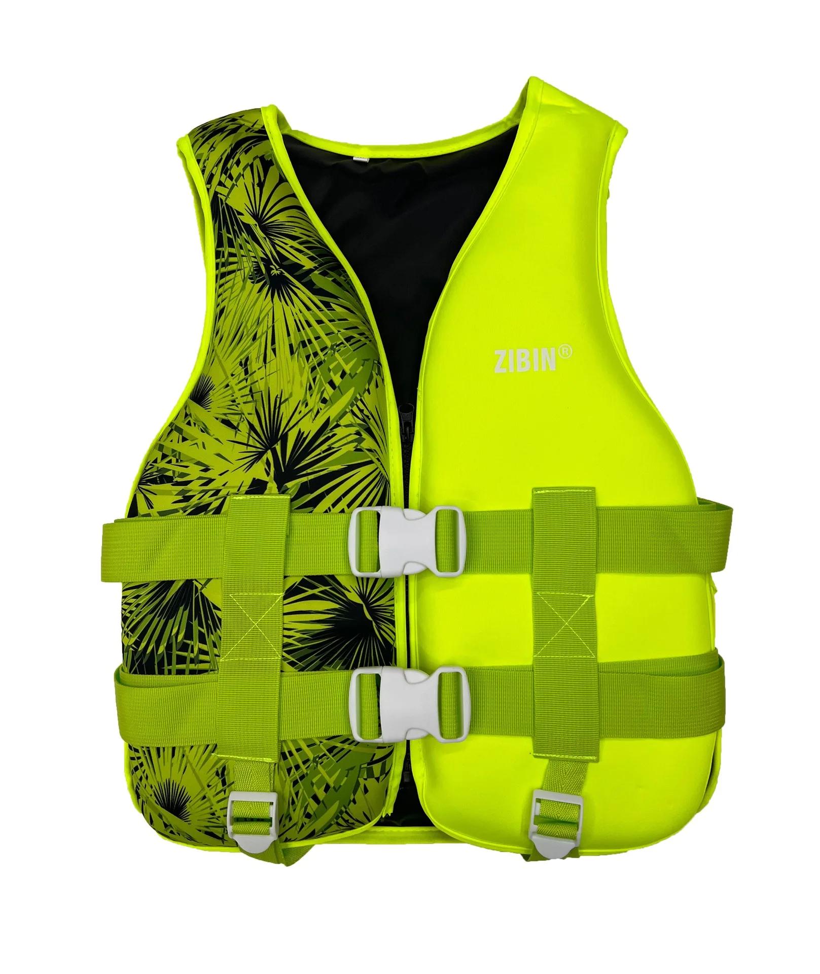 Oulylan-Jaqueta salva-vidas de neoprene para adultos e crianças, natação e pesca, colete salva-vidas feminino, mergulho, caiaque e canoagem, fato de sobrevivência - Image 1