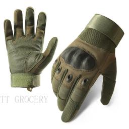 Touch Screen luvas táticas para paintball, airsoft, combate, motocicleta, junta dura, dedo cheio, proteção de segurança - Image 1