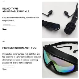 Óculos de natação profissional com nariz clipe óculos, alça ajustável, óculos para esporte aquático - Image 6