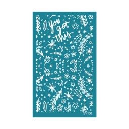 Diy tela seda estênceis geométrico serigrafia ferramenta para impressão argila papel camiseta jóias fazendo - Image 4
