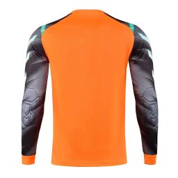 Uniformes de goleiro de proteção para crianças dos homens camisa de futebol camisas protetor de esponja treinamento de futebol goleiro roupas impressão - Image 6