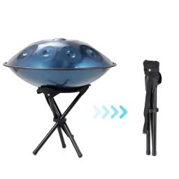 Azul Handpan Tambor Instrumento, D Aço Tongue, Nitrogênio Aço Inoxidável Bonito Som, presente de aniversário, 9,10,12 nota, 440hz,22 polegadas - Image 2
