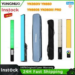Yongnuo LED RGB Stick Handled Light, High CRI, Modo de Efeitos Especiais, Duplo Criativo para Vídeo, YN360IV, YN660, YN660S, YN360III, PRO - Image 1
