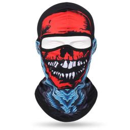 Crânio masculino balaclava máscara de esqui ciclismo bonés snowboard capa facial motocicleta capacete da bicicleta capuz bandana cachecol respirável à prova vento - Image 6
