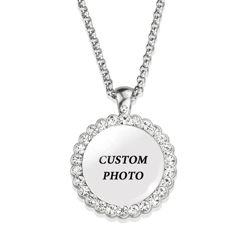 Colar feito sob encomenda da foto corrente da lagosta personalizado logotipo colares hip hop jóias presente para presente de aniversário dos homens das mulheres - Image 1