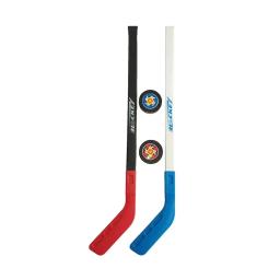Bastão de hóquei no gelo para crianças, ferramenta de plástico para treinamento, esporte de inverno, serve para 3 a 12 anos, 2 sticks e 2 ball, 4 peças - Image 1