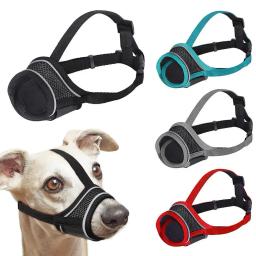 Focinho de cachorro respirável ajustável, Confortável anti-mastigação anti-mordida Pet Supplies, Pequeno público para público - Image 4