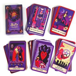 Jogo de cartas de tarô Buffy the Vampire Slayer, siga a sabedoria de Buffy, lindamente ilustrado, fortuna, 78 cartas, 10.3x 6cm - Image 6