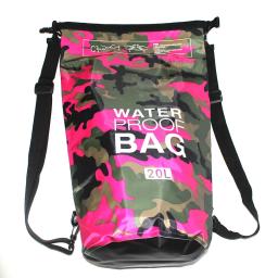 Camuflagem saco de natação impermeável, saco seco, pesca, canoagem, caiaque, armazenamento, deriva, rafting, 2L, 5L, 10L, 15L, 20L, 30L - Image 4