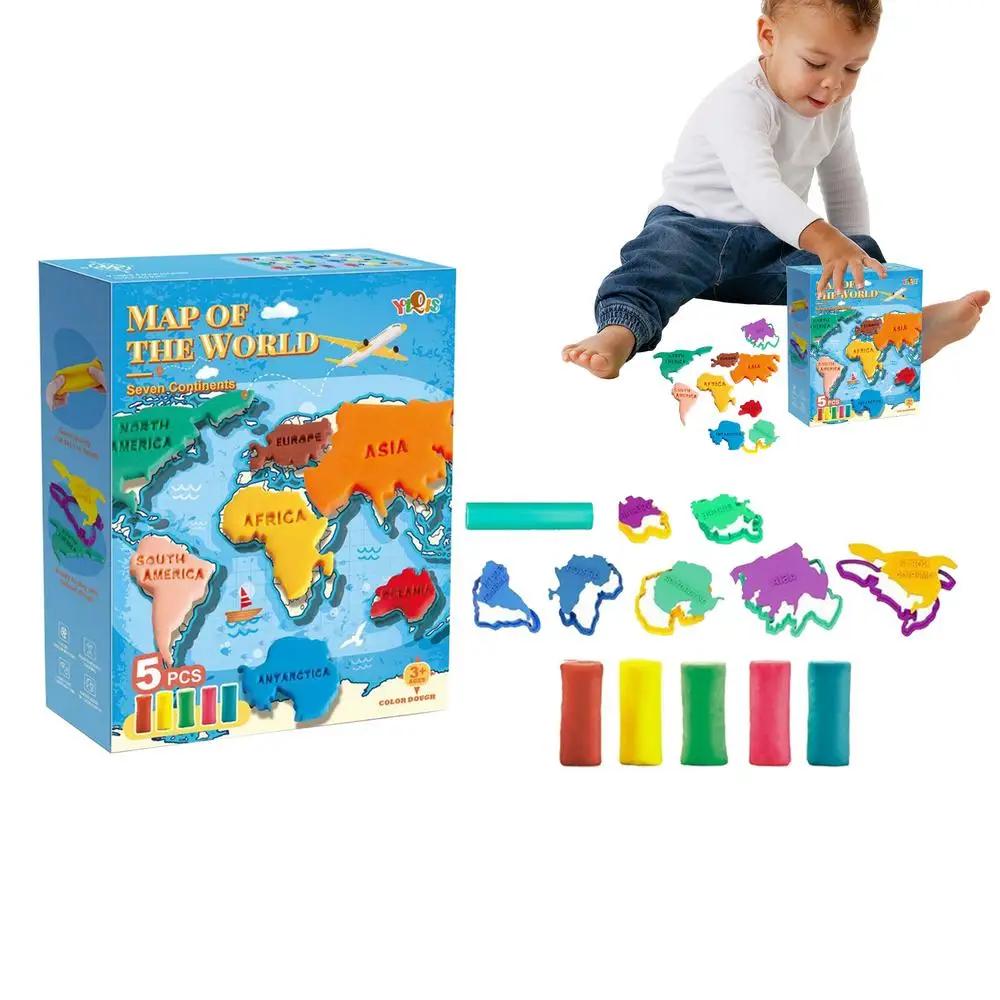 Playdoh-Conjunto Colorido De Argila De Modelagem, DIY Criativo, Ultra Macio De Luz, Artes E Ofícios Kits, Modelagem E Presente De Massa - Image 1