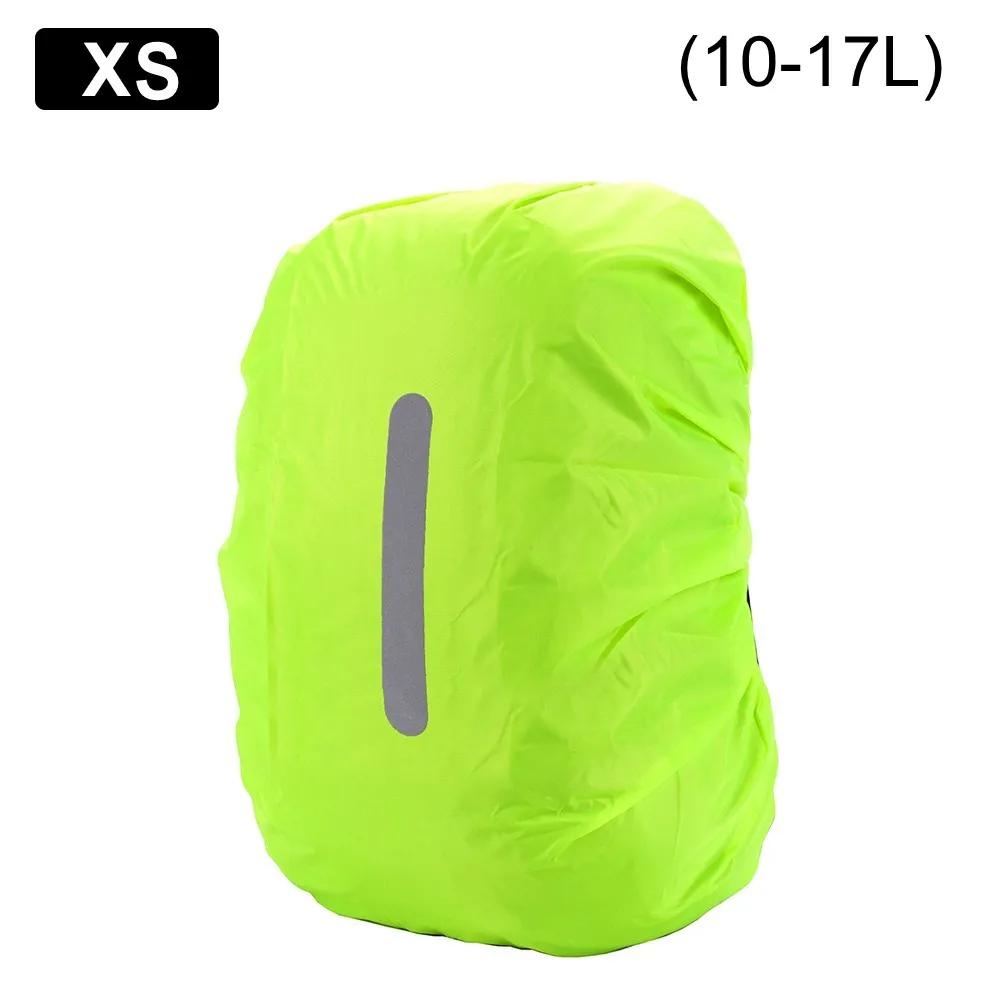 Capa de chuva reflexiva impermeável mochila, esporte ao ar livre, ciclismo noturno, saco de segurança leve, camping, caminhadas, 10-70L - Image 1