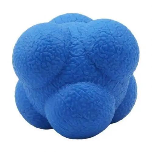Bola de Silicone Hexagonal para Treinamento de Velocidade e Agilidade, Reabilitação e Reflexos em Esportes e Fitness para Crianças e Adultos