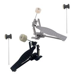 Pedal de pontapé de corrente única, peças de reposição de liga de alumínio, pedal de bombardeiro de mola única para kit de tambor de jazz, kit de tambor acústico - Image 2
