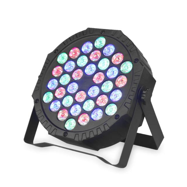 Luz de Palco LED RGB DMX512 com 36 LEDs ALIEN – Efeito Perfeito para Festas de DJ, Casamentos, Feriados e Clubes com Ativação por Som