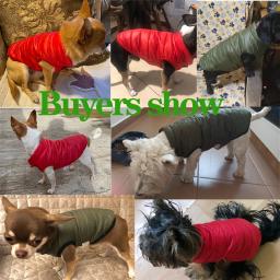 Casaco de colete quente, roupa de cachorro buldogue francês, roupas chihuahua para cães pequenos e médios, casaco de gato, pug, yorkie, outono, inverno - Image 2