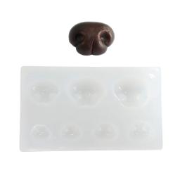 Gato/cachorro simulado nariz molde de silicone resina argila diy triângulo nariz lã feltro poke legarfield gato nariz acessórios molde - Image 6